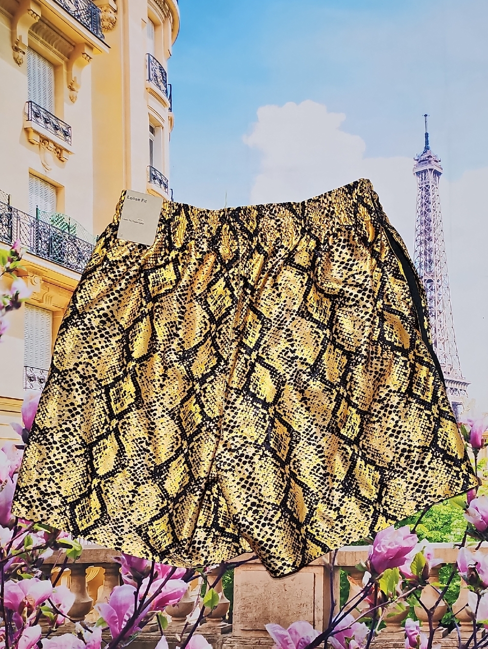 Nike Fly Gold Black Shorts Size Medium NWT - Picture 7 of 7